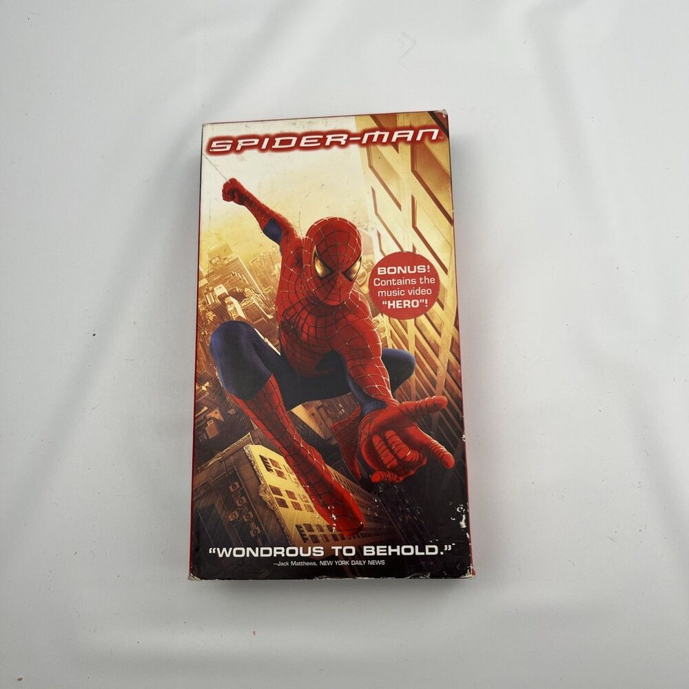Spider-Man (VHS, 2002) Factory Sealed  - Marvel Spiderman Tobey Maguire New